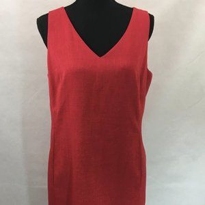 EVAN PICONE dress red sleeveless size 12